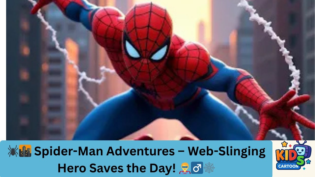 🕷️🌆 Spider-Man Adventures – Web-Slinging Hero Saves the Day! 🦸‍♂️🕸️ ...