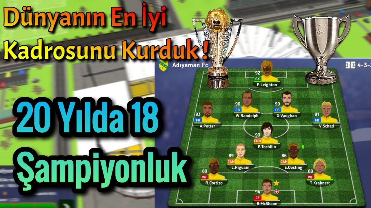 Club Soccer Director 21 • Dünyanın En İyi Kadrosunu Kurdum ! Kupa Canavarı 🏆