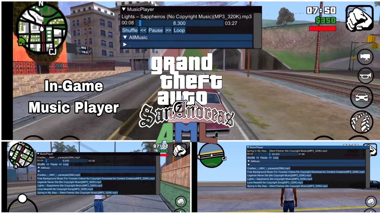 Plugin | In-game Music Player For GTA Sa Android AML Version