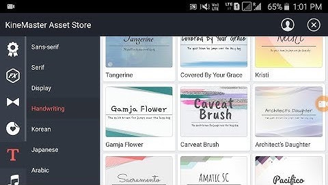 How To Install New Fonts On KINEMASTER