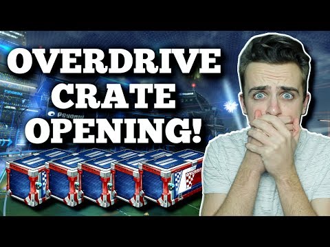 HUGE OVERDRIVE CRATE OPENING | Rocket League LIVE | Crates, Trading, Goal Explosions & MORE! - HUGE OVERDRIVE CRATE OPENING | Rocket League LIVE | Crates, Trading, Goal Explosions & MORE!