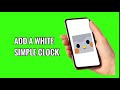How to Add a White Simple Clock to House on Finch