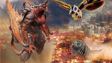 Godzilla Unleashed Unmade Movie Recreation #4 Mothra vs. Bagan (1990)