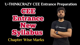CEE Entrance New Syllabus | ●Syllabus of Medical entrance Preparation •Marks Distribution of CEE