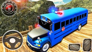 Offroad Coach Police Bus Driver -  Hill Dangerous Duty Driving Simulator - Android GamePlay #2 screenshot 5