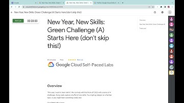 New Year, New Skills: Green Challenge (A) Starts Here (don