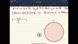 تحليل رياضي النقاط الداخلية والخارجية والحدودية ونقاط الغاية