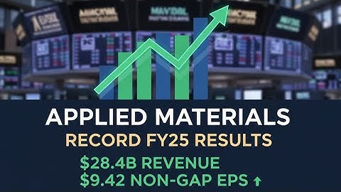 Applied Materials (AMAT) FY2025 And Q4 Earnings Results: Revenue Up 12% Gross Margi 47.8%