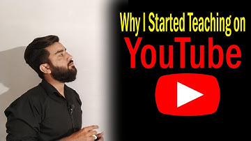 Why I started Teaching on Youtube II Educational Channel II Shahzad Shakeel