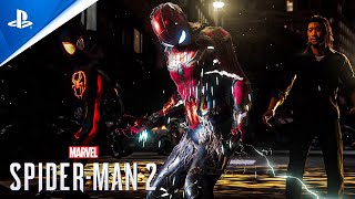 Marvel's Spider-Man 2 Iron Spider Nanotech Transformation in New Game Plus