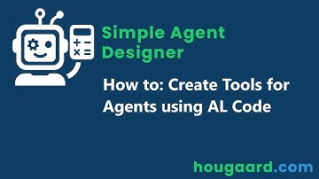 How to Create Tools for the Simple Agent Designer in Business Central using AL code