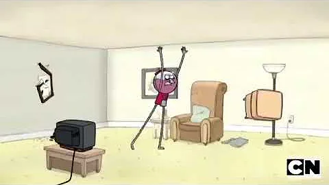 Regular Show - Benson destroys his apartment