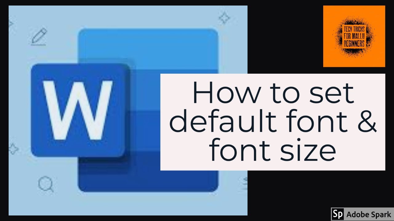 standard font size in ms word for assignment