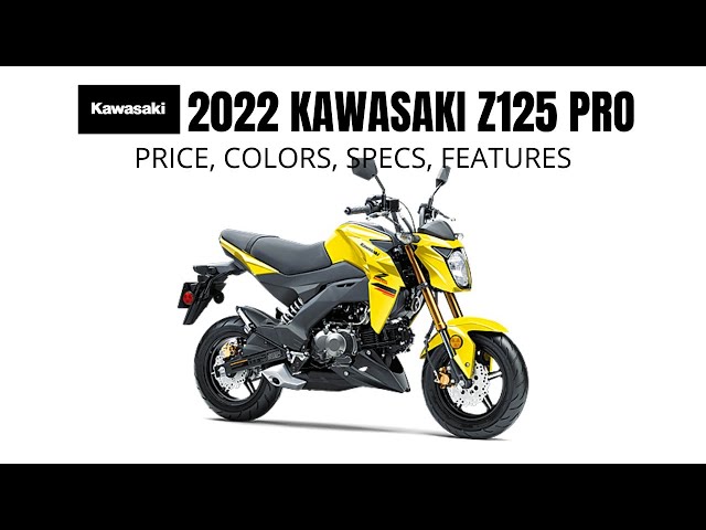 2022 Kawasaki Z125 PRO Mini Bike: Price, Colors, Specs, Features -