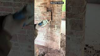 🔨⚡ Demolition Hammer: Chipping Clean Channels In Brick Walls