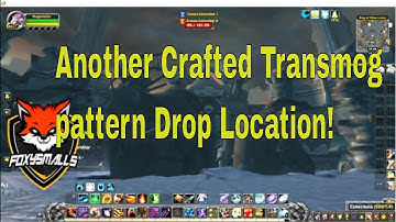 Crafted Transmog pattern, #wow #goldmaking #goldfarming