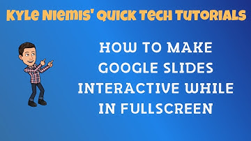How to make Google Slides interactive while still being fullscreen