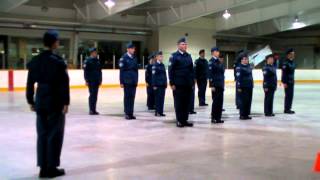 Borden Gray Air Cadet Squadron - Drill Without Arms - pt 1