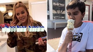 Kourtney Kardashian | Snapchat Videos | July 17th 2018 | ft Khloe Kardashian