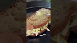 Dill Pickle Grilled Cheese Sandwich Recipe #shorts