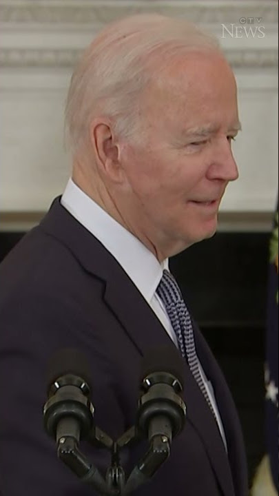 Here's the reason why President Joe Biden's voice sounds different #shorts