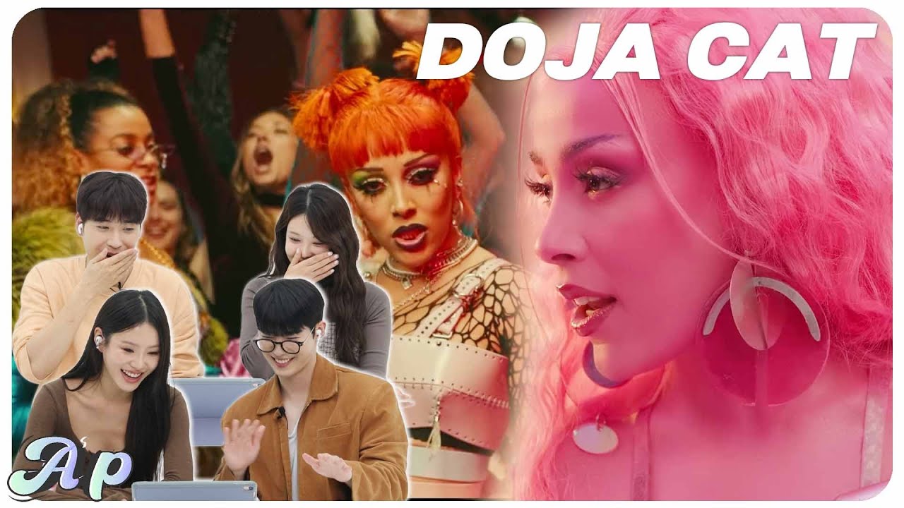 Crazy Addictive Korean Men and Women React to Doja Cat's MV ｜asopo