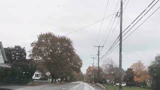 Relaxing drive in the rain