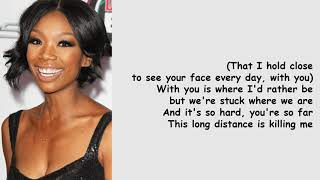 Long Distance by Brandy (Lyrics)