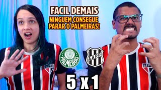 REACT PALMEIRAS 5 X 1 PONTE PRETA - GOLEADA E HAT TRICK, PALMEIRAS JOGA FACIL DEMAIS