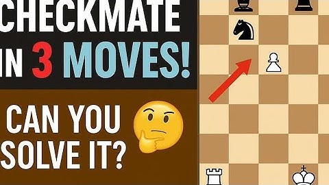 "Checkmate in 3 Moves! Can You Solve This Chess Puzzle?"