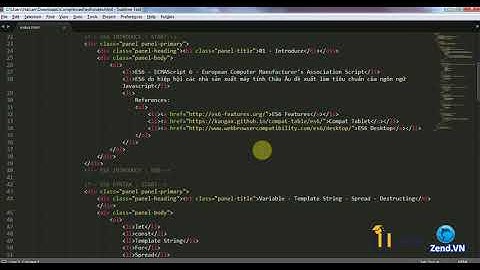 bài 3: Cài đặt và sử dụng Editor SublimeText