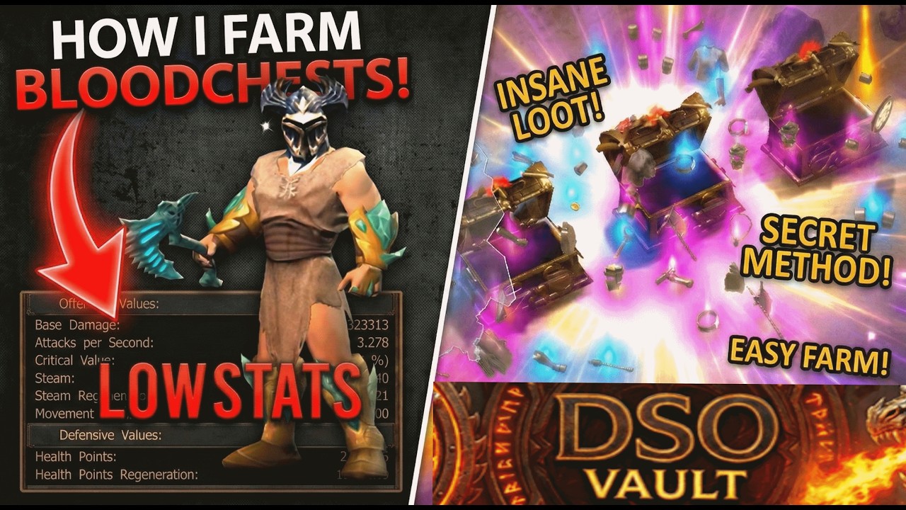 DSO Secret: How I Farm Bloodchests with MID-LOW Stats! (Dragonknight Method)