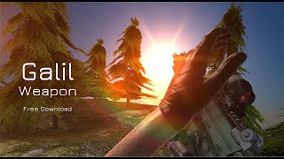 [Unity 3D] Weapon Animated Free (Galil)