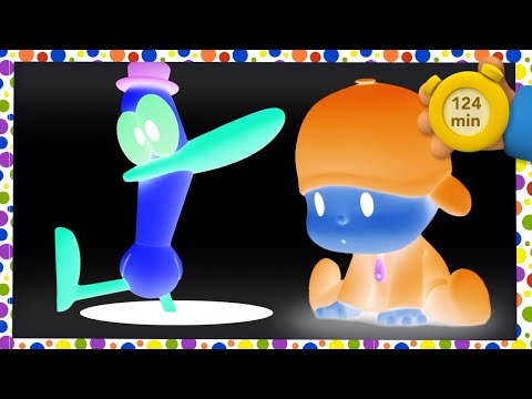 POCOYO Colorir para crianças Pinturas de desenhos divertidos