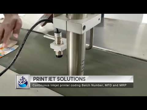 LINX Continuous Inkjet Printer coding on Mono Carton Boxes