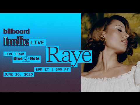 Raye Performs Live At Billboard's Indie Power Players Concert 2026 | Billboard