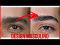 🔴COMO FAZER design de sobrancelhas MASCULINA passo a passo