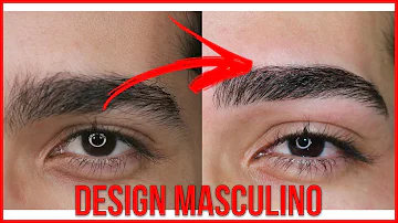 Como deixar a sobrancelha reta masculina?