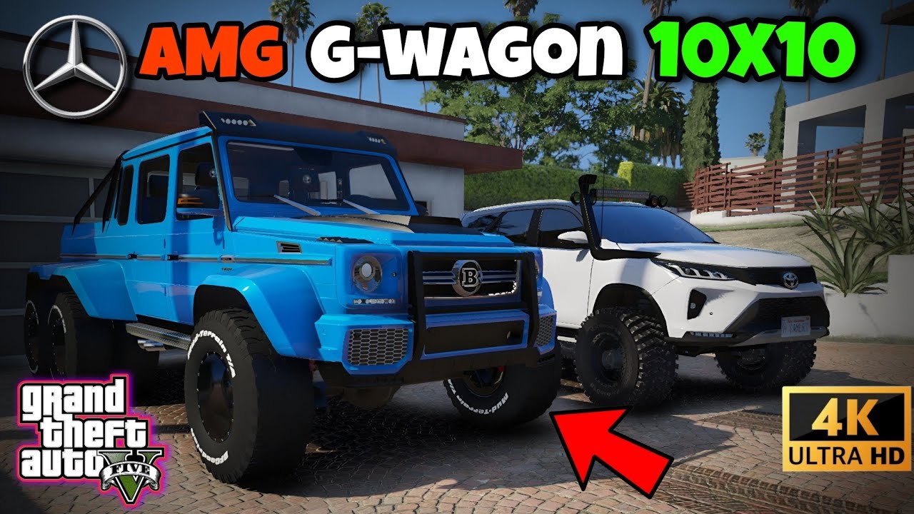 Gta 5 Mercedes G Wagon 10x10 Franklin Modified G Wagon 