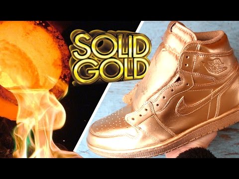 real gold jordans