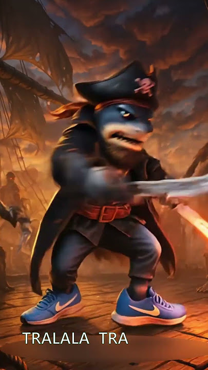 🦈👟Pirate Song Tralalero Tralala Orcalero Orcala Italian Brainrot #italianbrainrot #piratesong #memes