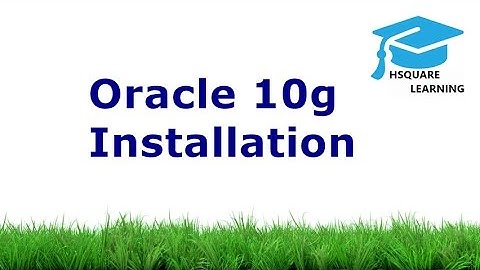 Oracle 10g Database Installation (Urdu + India)