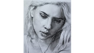 Scarlett Johansson Drawing #potraitdrawing #인물화 #drawing #scarlettjohansson #소묘 #sketch