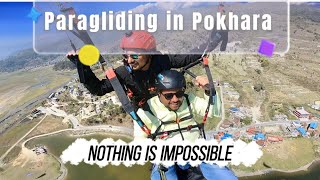 His Dream Become Reality- Paragliding In Pokhara