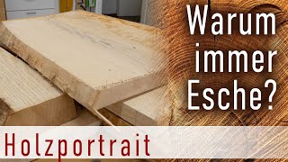 Esche kurz vorgestellt - ein tolles Holz, dass es vielleicht bald nicht mehr so einfach gibt.