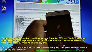 Update Samsung Galaxy S6 SM-G920FQ to Android 7.0 Nougat