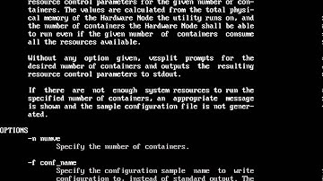 All vzctl man pages in 22 seconds
