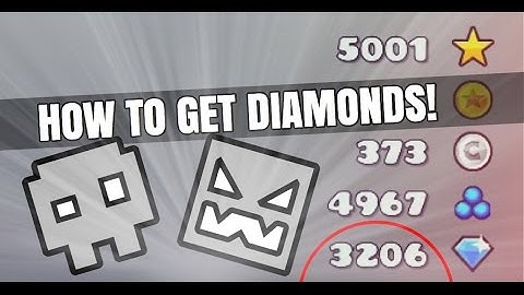 Geometry Dash World How To Get Diamonds Fast!
