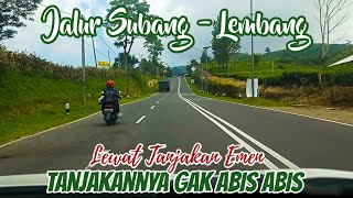 Tanjakan emen Subang - Jalur Subang menuju lembang