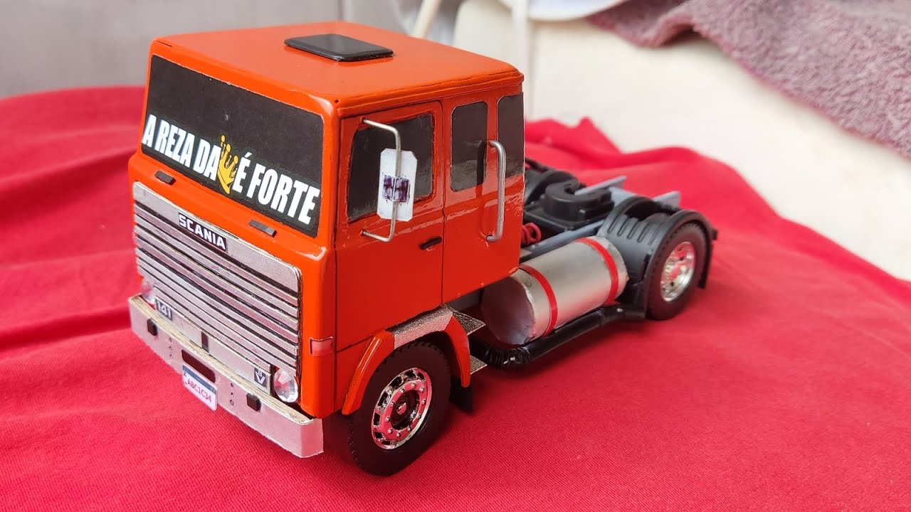 Miniatura Carreta Scania Tanque 1/32